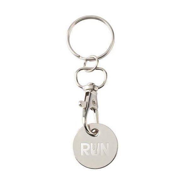 Rory keyring with trolley coin