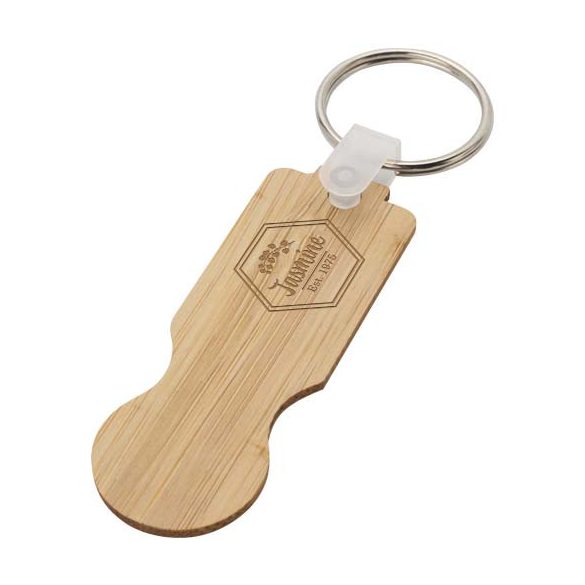 Ronan bamboo trolley keychain