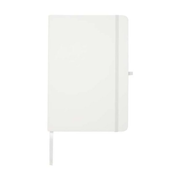 Teak A5 recycled hard cover notebook with lined pages