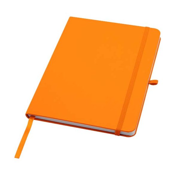 Teak A5 recycled hard cover notebook with lined pages