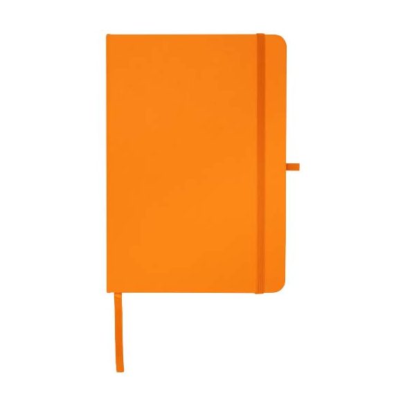 Teak A5 recycled hard cover notebook with lined pages