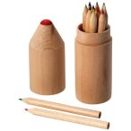 Woody 12-piece coloured pencil set