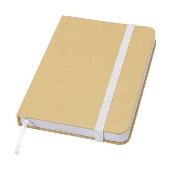 Reed A6 recycled hard cover notebook with plain pages