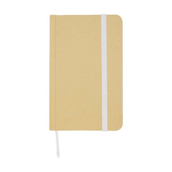 Reed A6 recycled hard cover notebook with plain pages