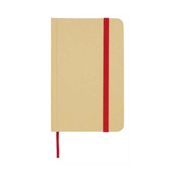 Reed A6 recycled hard cover notebook with plain pages