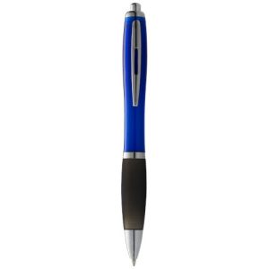 Nash ballpoint pen with coloured barrel and black grip