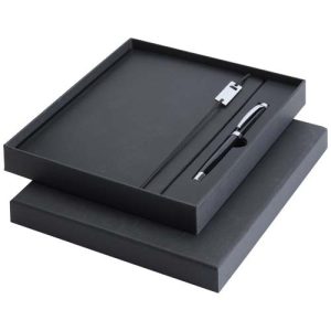 Legato Elegance A5 hard cover notebook and rollerball pen set
