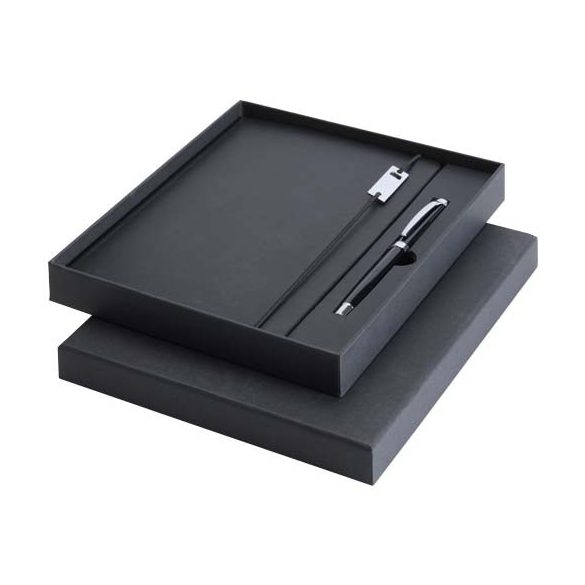 Legato Elegance A5 hard cover notebook and rollerball pen set