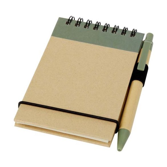 Zuse A7 recycled jotter notepad with pen