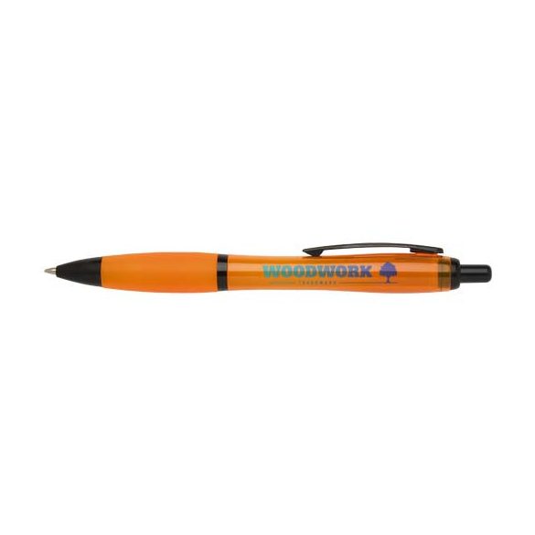 Nash recycled plastic ballpoint pen with black trims (black ink)