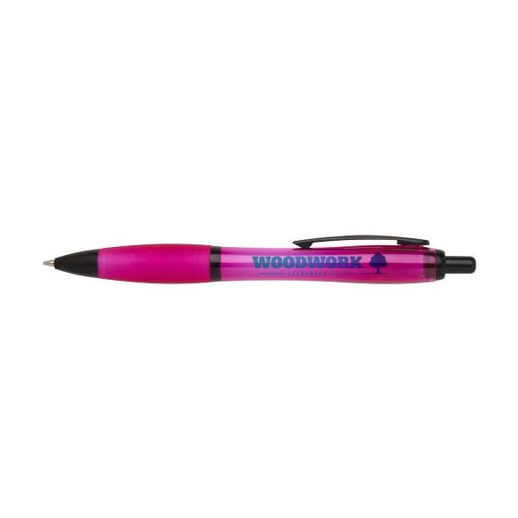 Nash recycled plastic ballpoint pen with black trims (black ink)