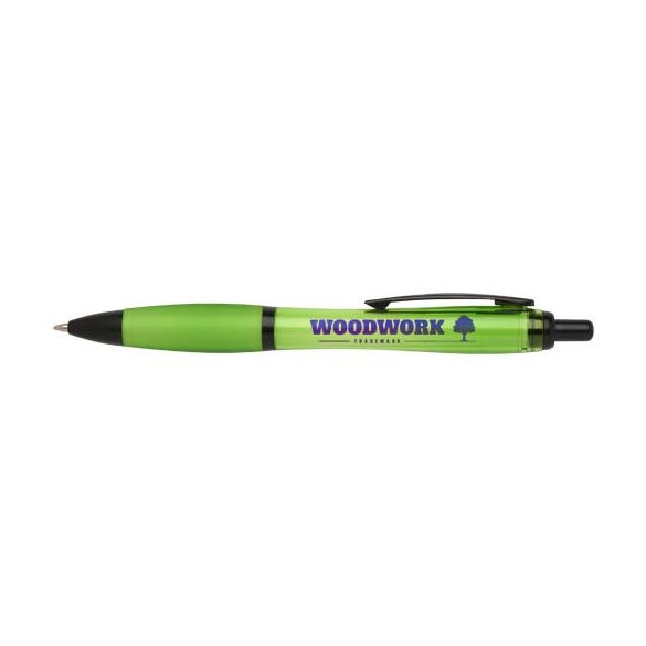 Nash recycled plastic ballpoint pen with black trims (black ink)