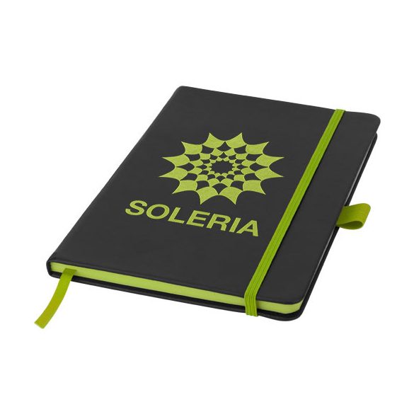 Colour-edge A5 hard cover notebook