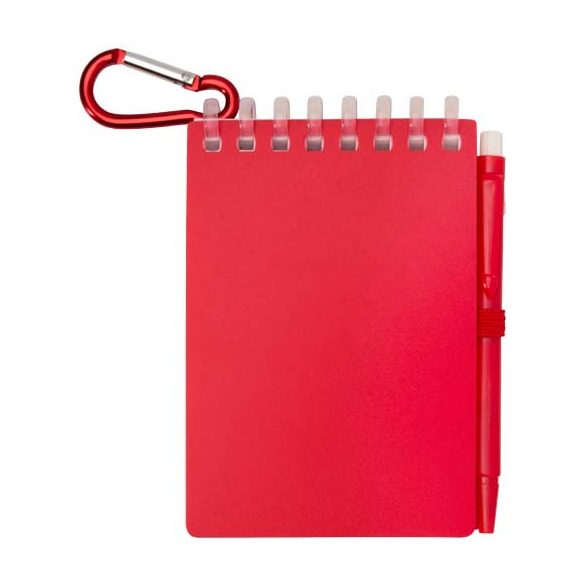 Lig Mini recycled outdoor soft cover notebook and ballpoint pen set (black ink)