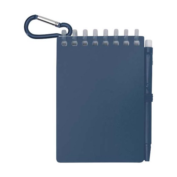 Lig Mini recycled outdoor soft cover notebook and ballpoint pen set (black ink)
