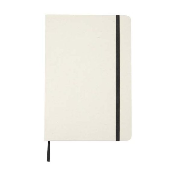 Bass A5 recycled hard cover notebook with lined pages