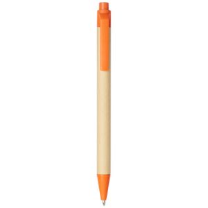 Berkan recycled carton and corn ballpoint pen