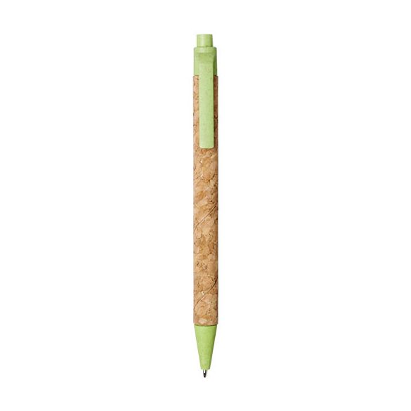 Midar cork and wheat straw ballpoint pen (black ink)