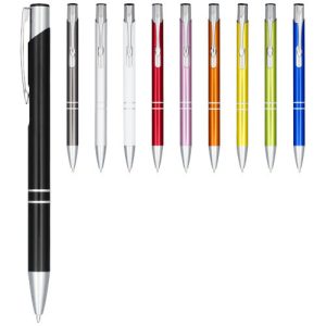 Moneta anodized aluminium click ballpoint pen