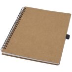   Cobble A5 wire-o recycled cardboard notebook with stone paper