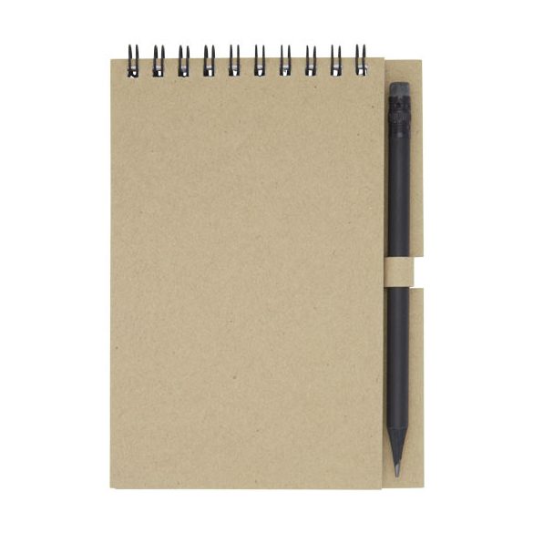 Luciano Eco wire notebook with pencil - small