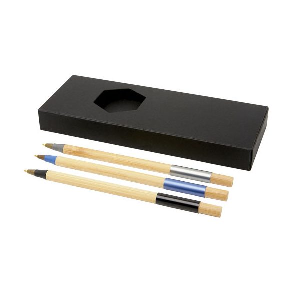 Kerf 3-piece bamboo pen set