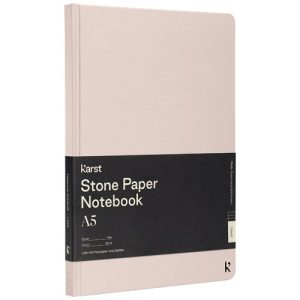 Karst® A5 stone paper hardcover notebook - lined