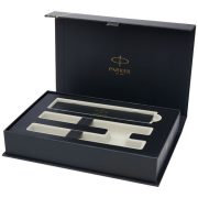   Parker IM achromatic ballpoint and rollerball pen set with gift box