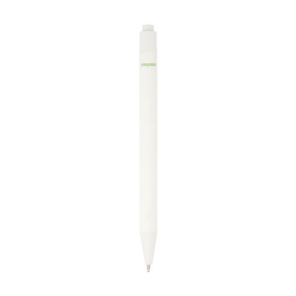 Chartik monochromatic recycled paper ballpoint pen with matte finish (black ink)