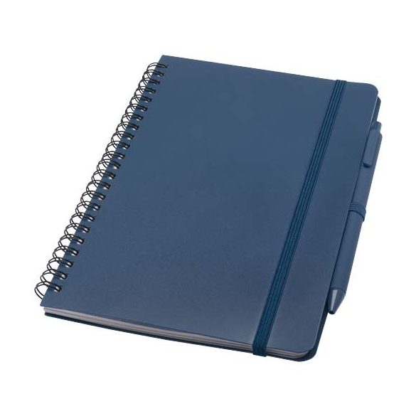 Thalaasa A5 ocean-bound hard cover notebook with ballpoint pen (black ink)