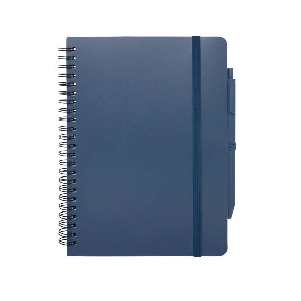 Thalaasa A5 ocean-bound hard cover notebook with ballpoint pen (black ink)