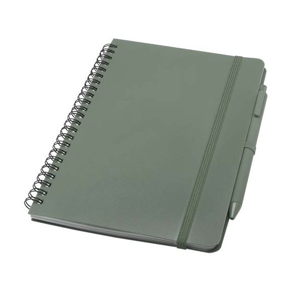 Thalaasa A5 ocean-bound hard cover notebook with ballpoint pen (black ink)