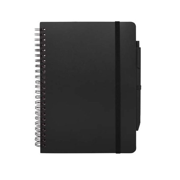 Thalaasa A5 ocean-bound hard cover notebook with ballpoint pen (black ink)