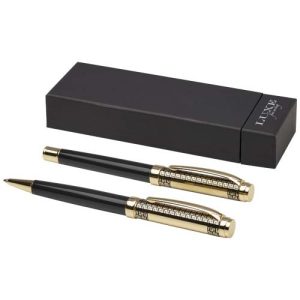 Legato ballpoint and rollerball pen set