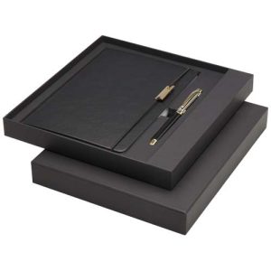 Legato A5 notebook with ballpoint and rollerball pen set 