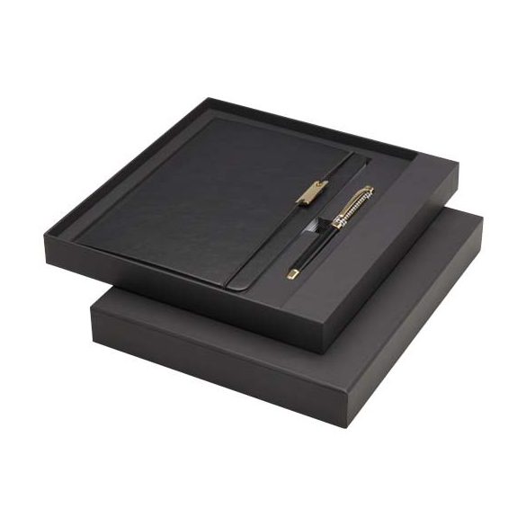 Legato A5 notebook with ballpoint and rollerball pen set 