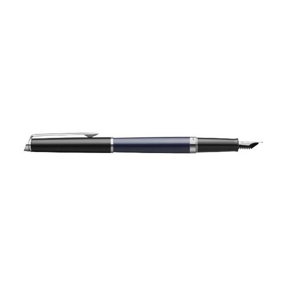 Hemisphere colour blocking fountain pen with palladium trim