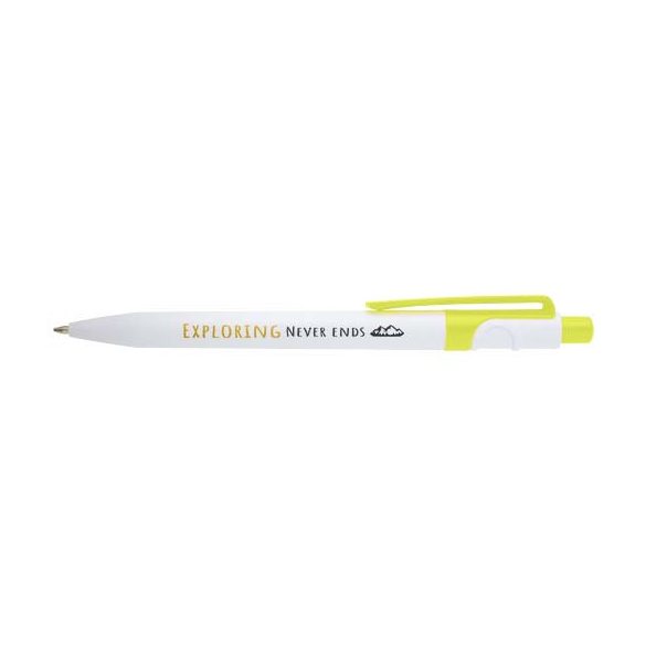 Unica recycled plastic ballpoint pen (blue ink)