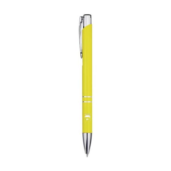 Moneta recycled aluminium ballpoint pen (blue ink)