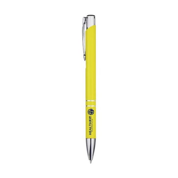 Moneta recycled aluminium ballpoint pen (blue ink)