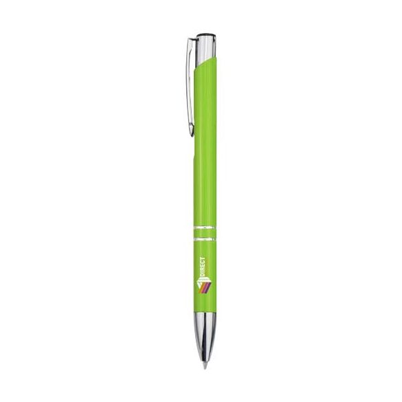 Moneta recycled aluminium ballpoint pen (blue ink)