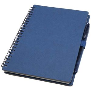 Slate reusable hard cover notebook and pen set (black ink)