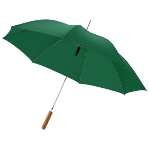 Lisa 23" auto open umbrella with wooden handle