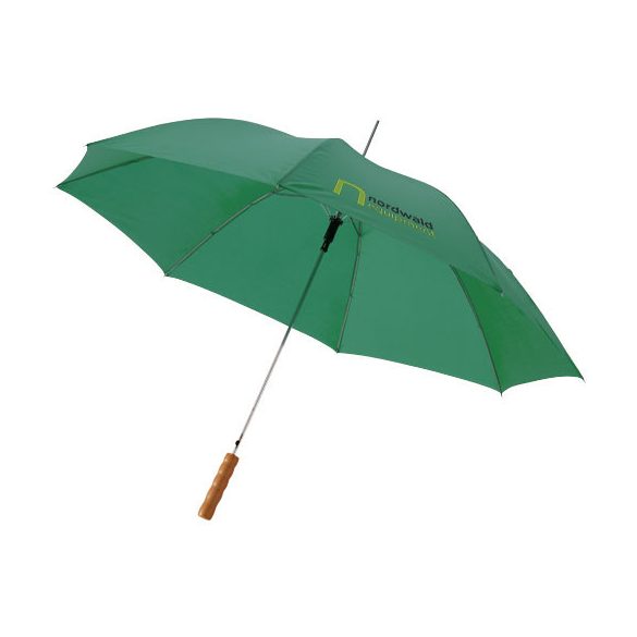 Lisa 23" auto open umbrella with wooden handle
