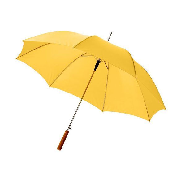 Lisa 23" auto open umbrella with wooden handle