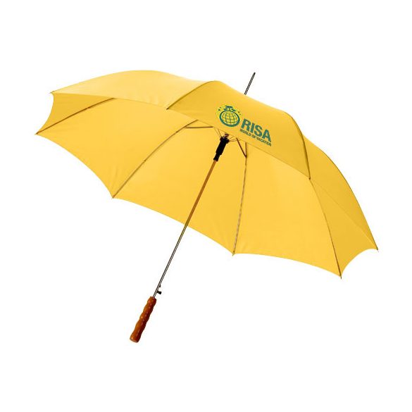 Lisa 23" auto open umbrella with wooden handle