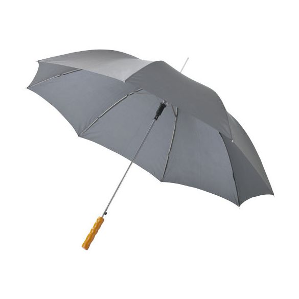 Lisa 23" auto open umbrella with wooden handle