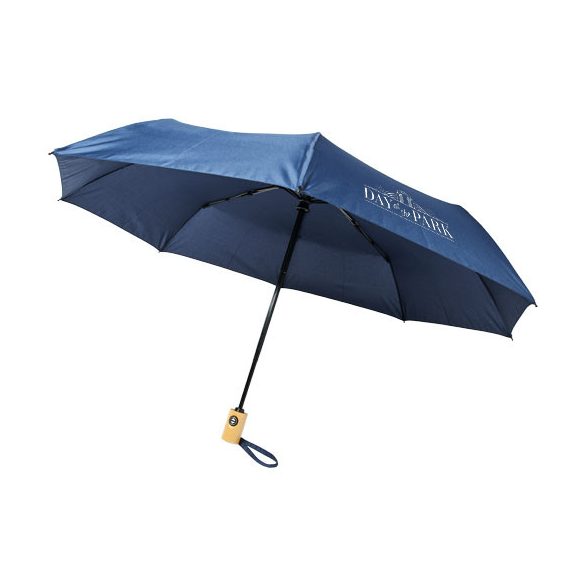 Bo 21" fold. auto open/close recycled PET umbrella