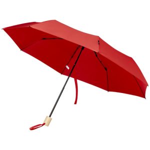 Birgit 21'' foldable windproof recycled PET umbrella