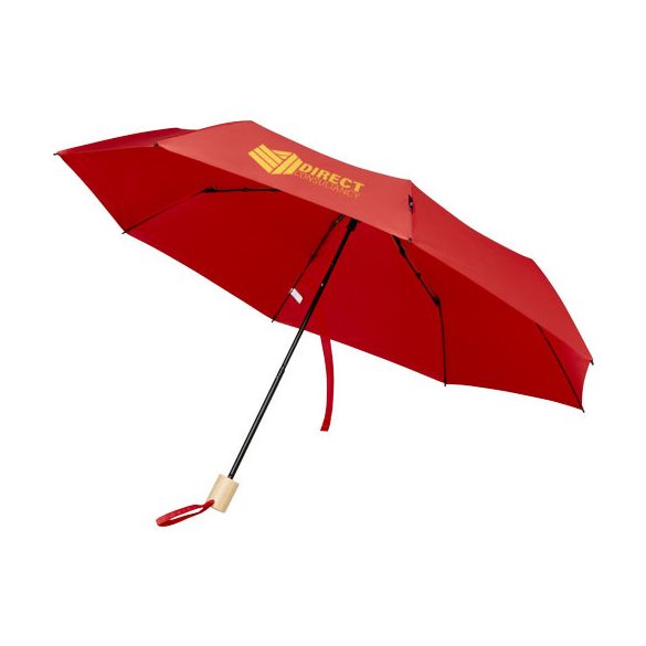 Birgit 21'' foldable windproof recycled PET umbrella